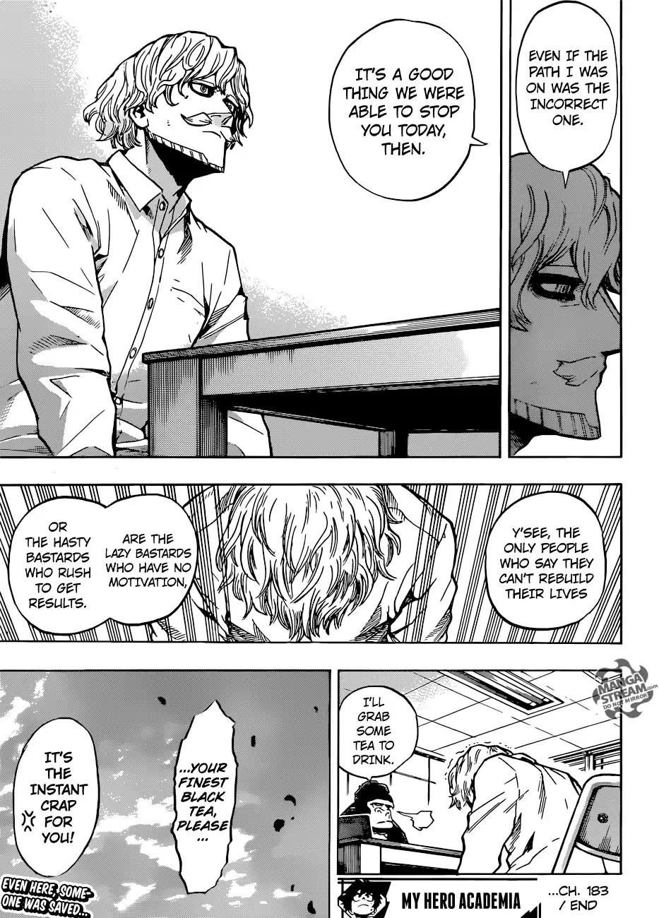 Boku no Hero Academia Chapter 183 page 18 - Chapter 183: Culture Festival All Day Long!