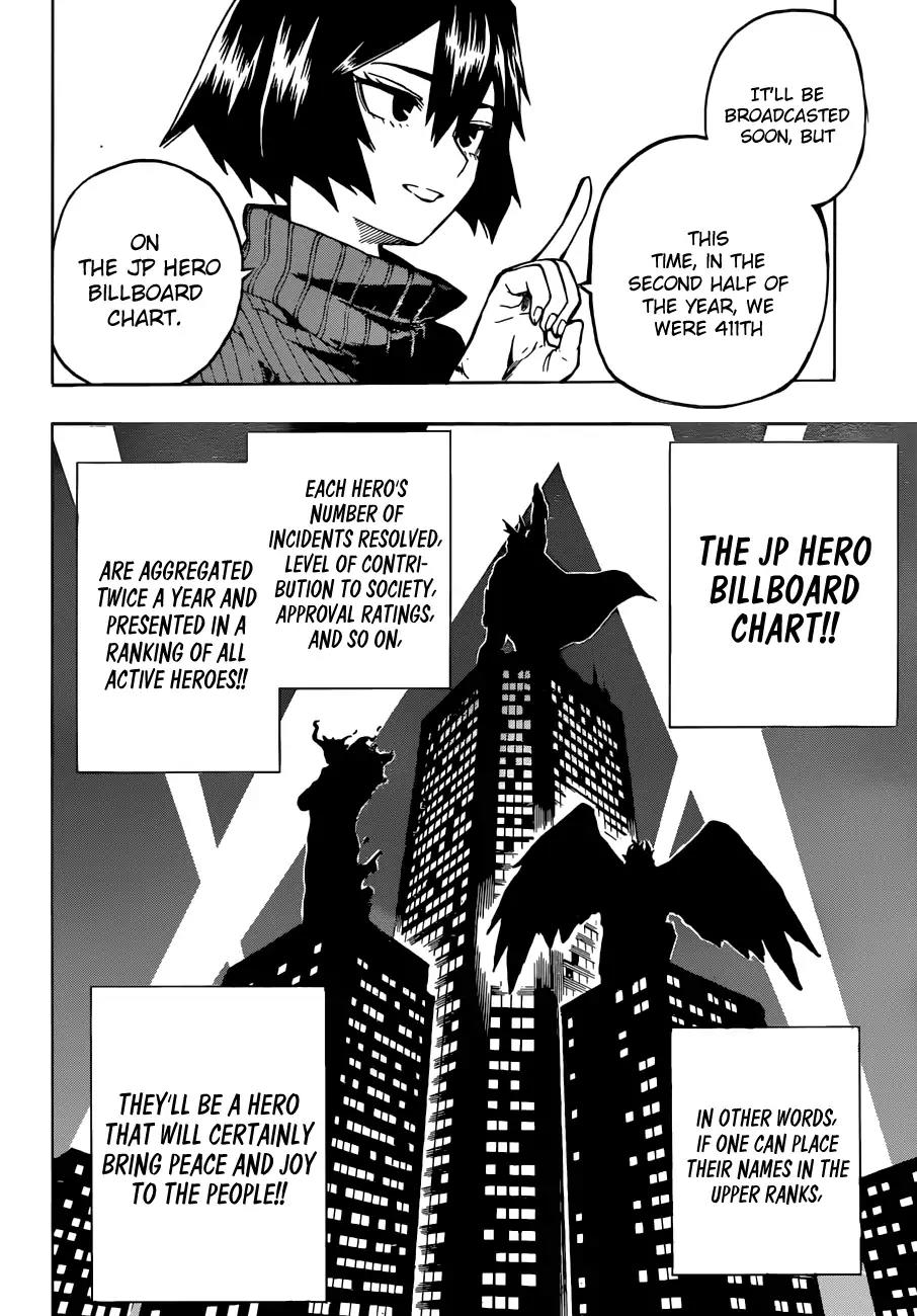 Boku no Hero Academia Chapter 184 page 11 - Chapter 184: JP Hero Billboard Chart