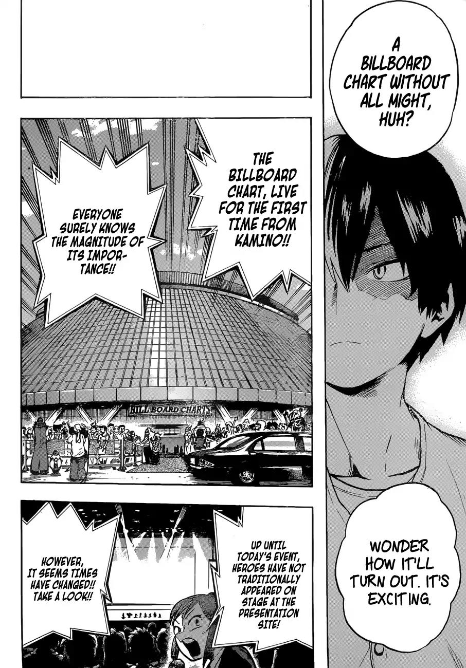 Boku no Hero Academia Chapter 184 page 13 - Chapter 184: JP Hero Billboard Chart
