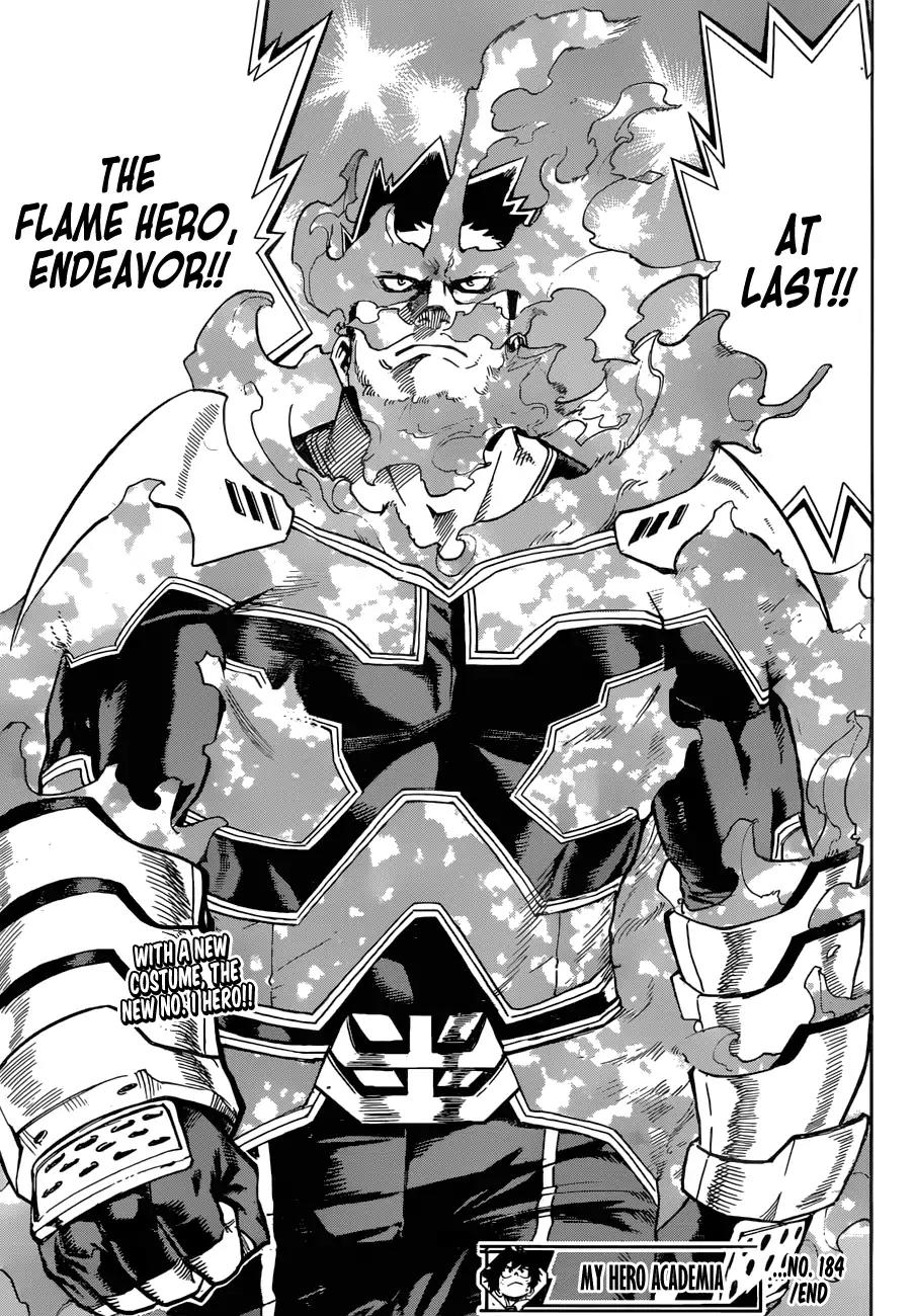 Boku no Hero Academia Chapter 184 page 18 - Chapter 184: JP Hero Billboard Chart