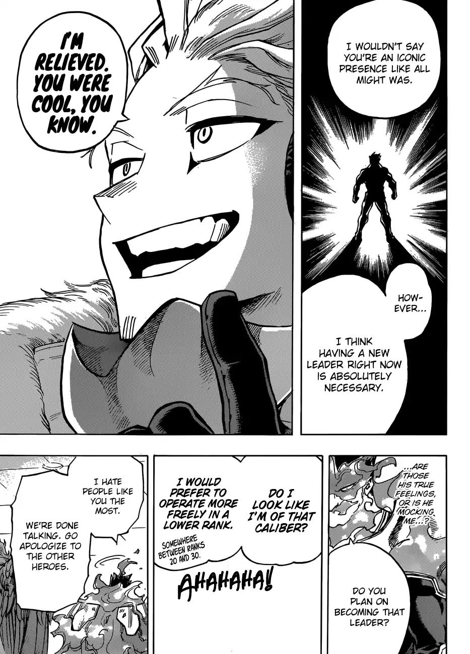 Boku no Hero Academia Chapter 185 page 14 - Chapter 185: Hawks, The Winged Hero