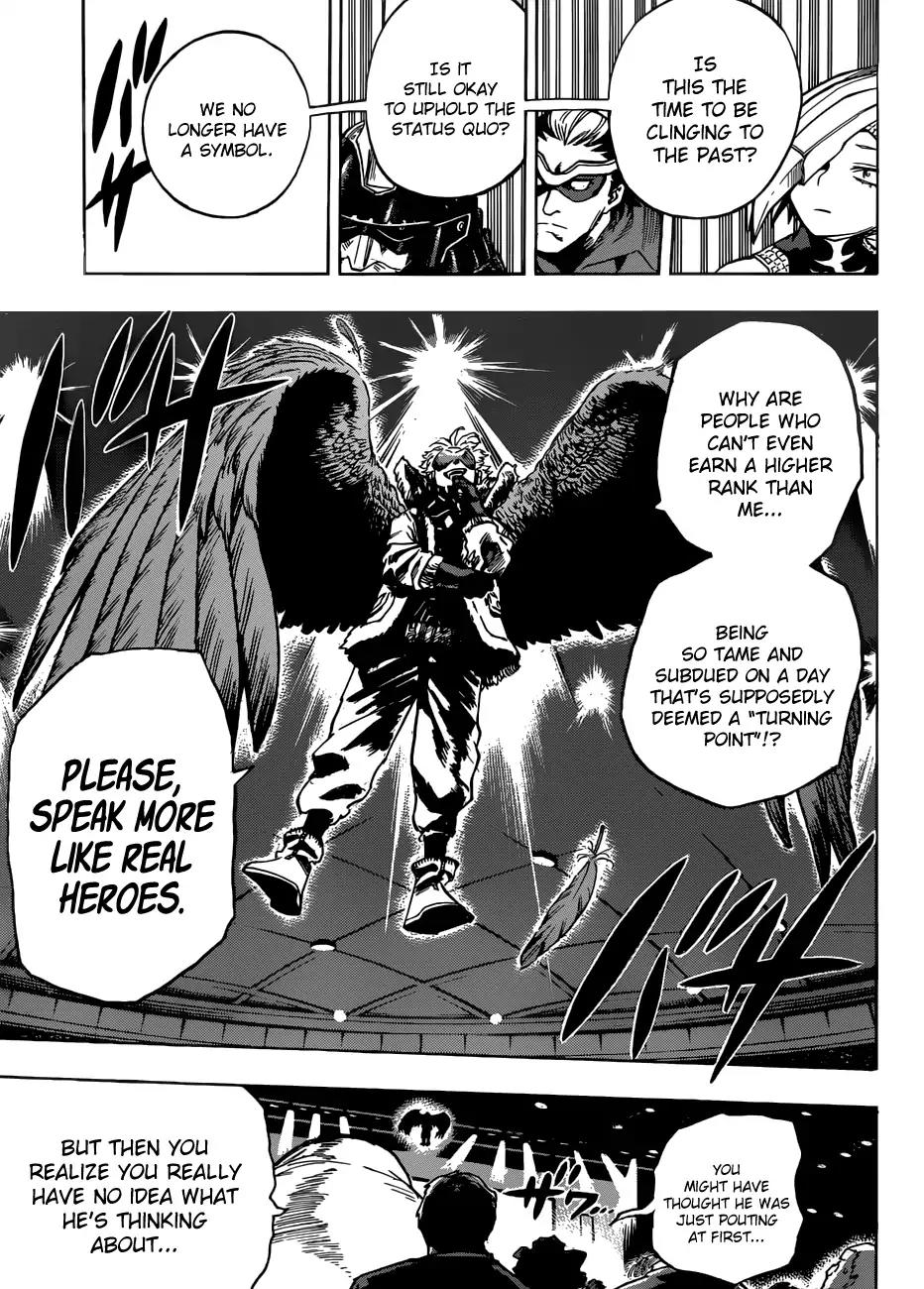 Boku no Hero Academia Chapter 185 page 8 - Chapter 185: Hawks, The Winged Hero