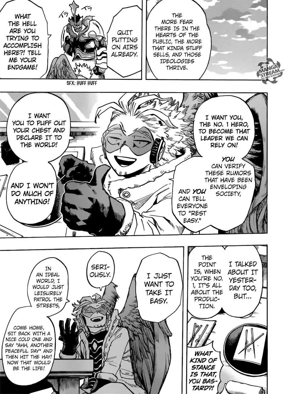 Boku no Hero Academia Chapter 186 page 13 - Chapter 186: Endeavor And Hawks