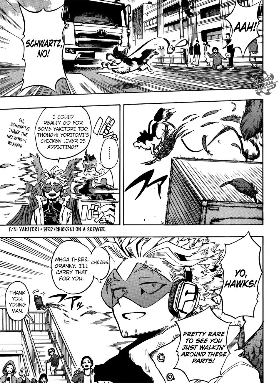 Boku no Hero Academia Chapter 186 page 5 - Chapter 186: Endeavor And Hawks