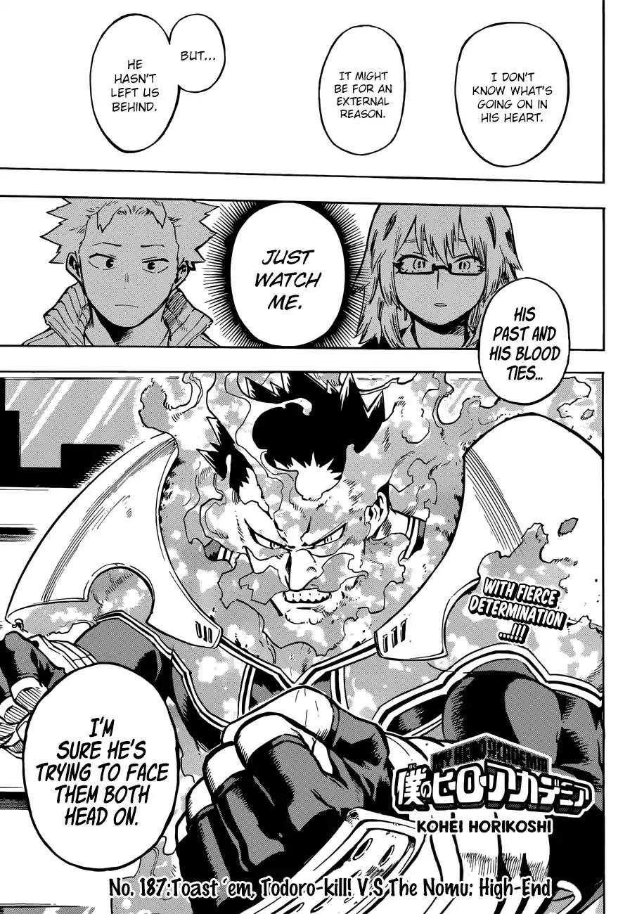 Boku no Hero Academia Chapter 187 page 6 - Chapter 187: Toast ‘em, Todoro-kill! V.S The Nomu: High-End