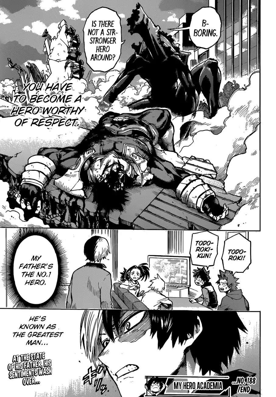 Boku no Hero Academia Chapter 188 page 13 - Chapter 188: My father is the No.1 Hero