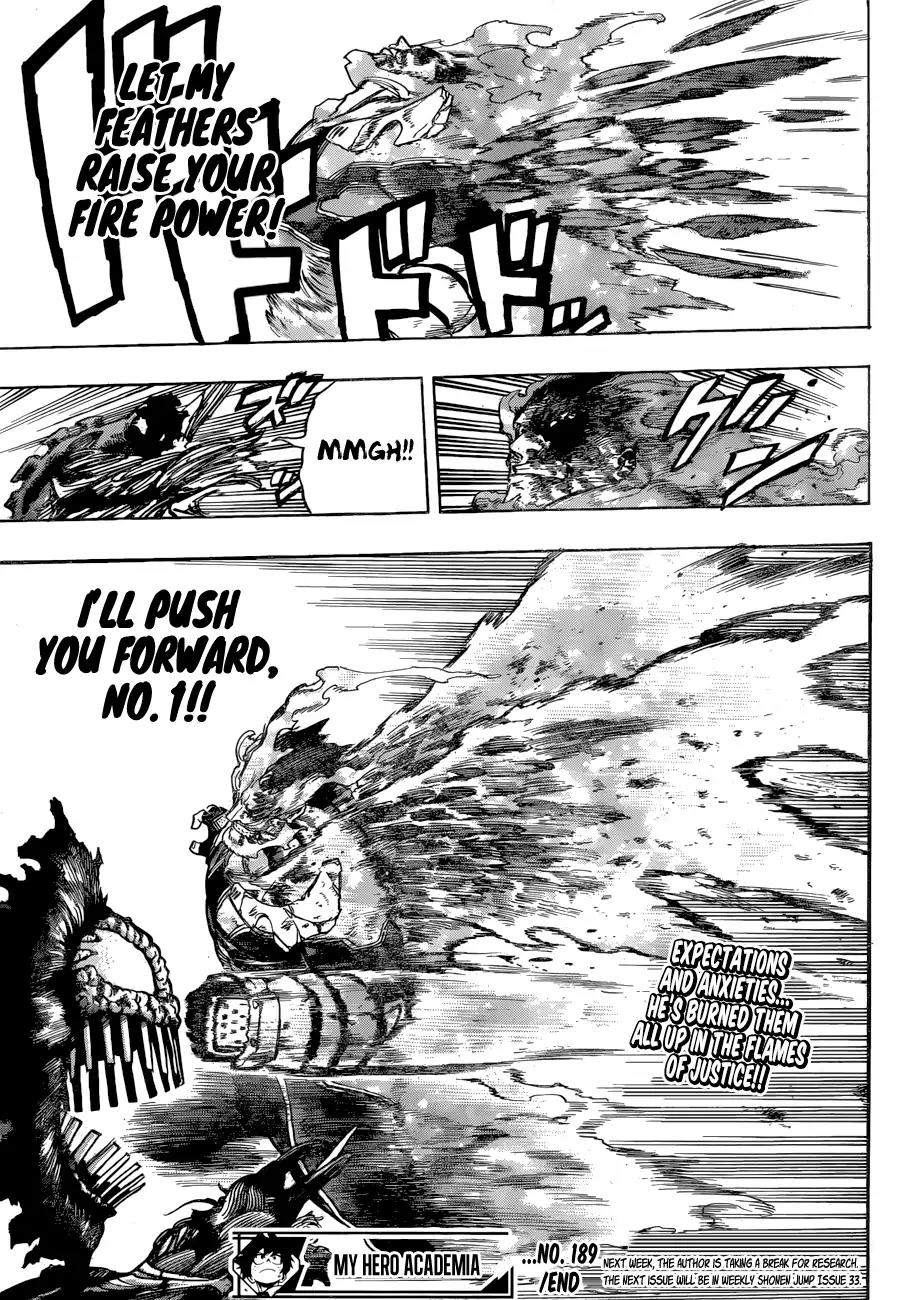 Boku no Hero Academia Chapter 189 page 16 - Chapter 189: Why He Continues To Stand