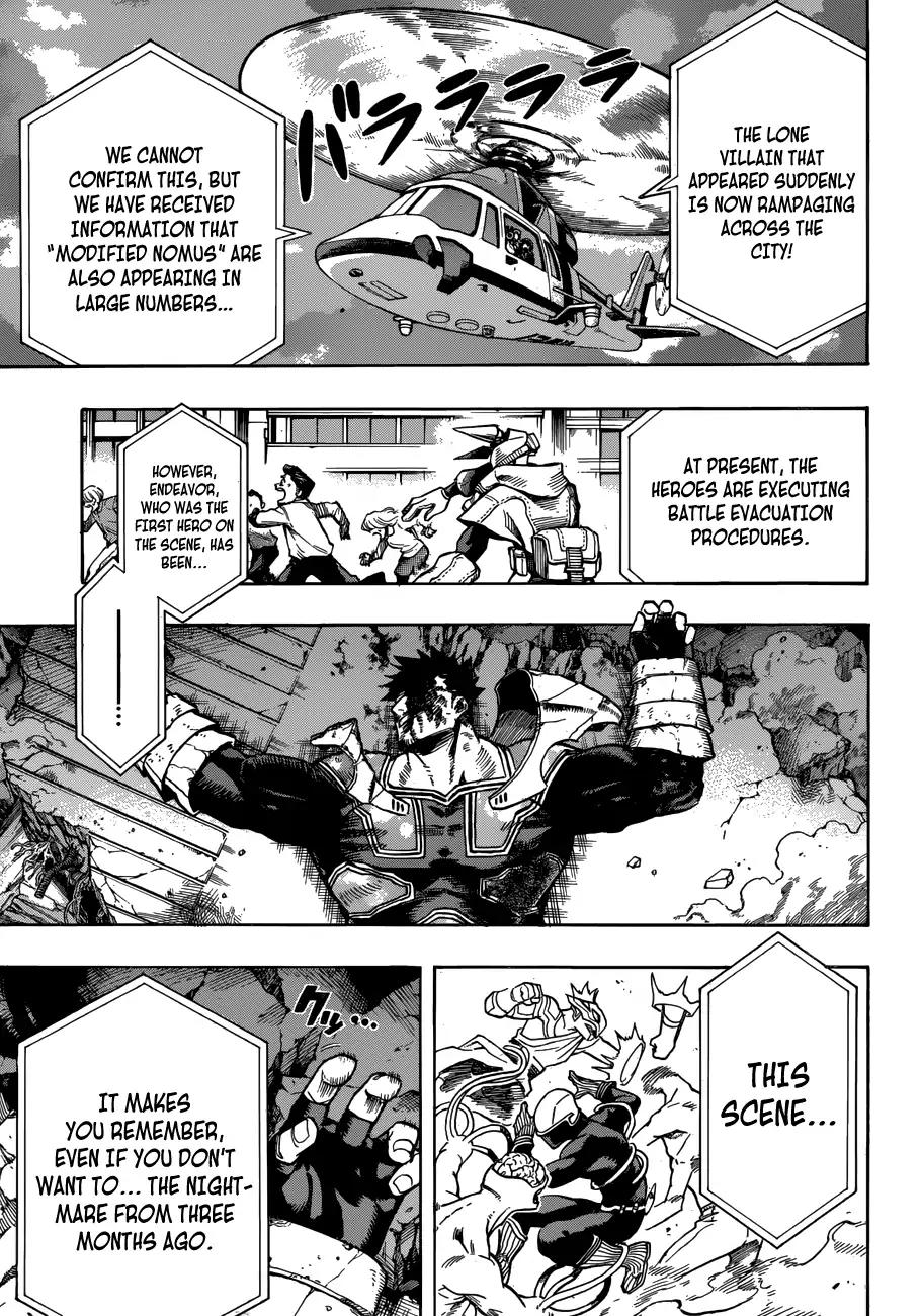 Boku no Hero Academia Chapter 189 page 4 - Chapter 189: Why He Continues To Stand