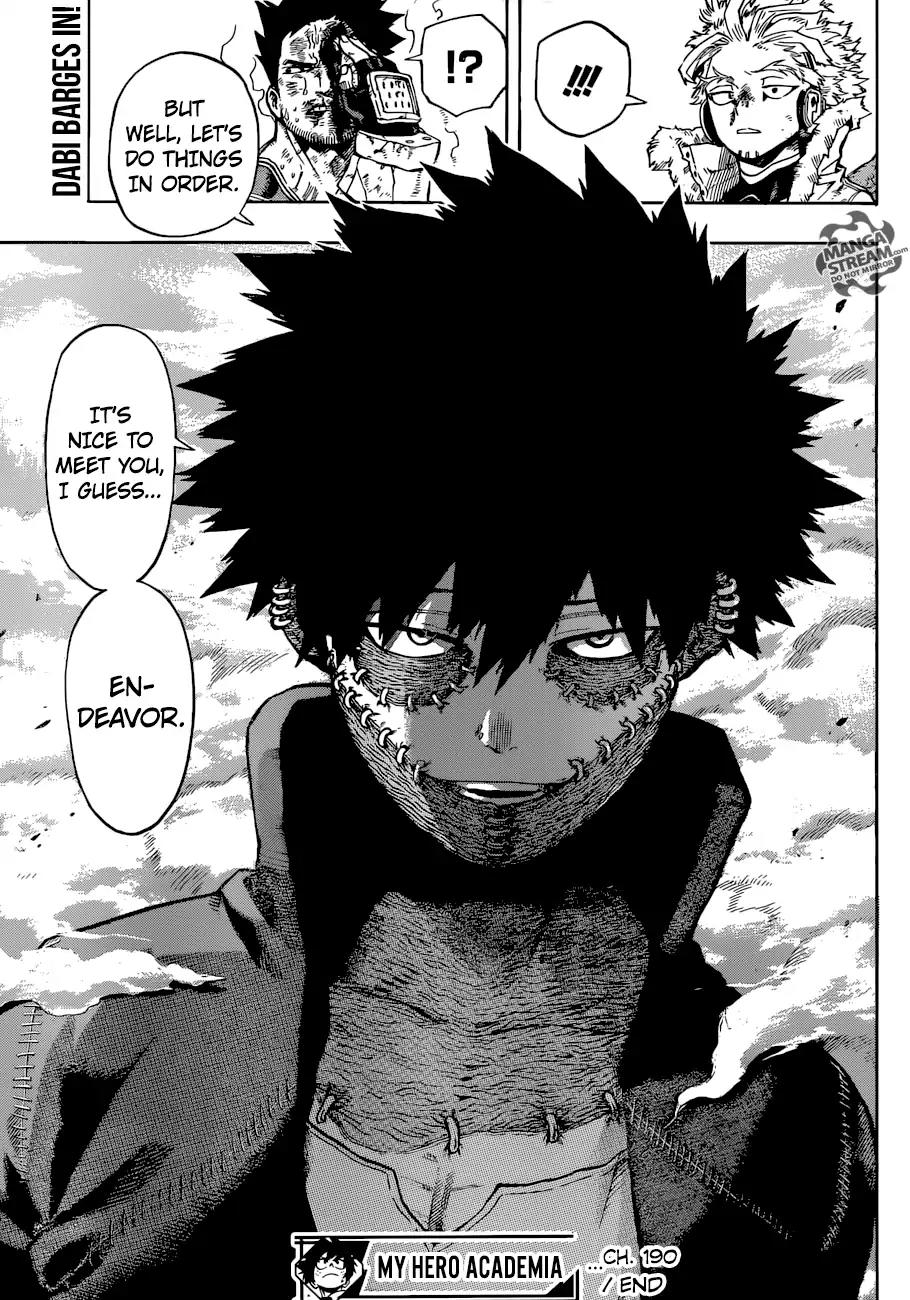 Boku no Hero Academia Chapter 190 page 15 - Chapter 190: The Beginning of Horikoshi Kohei