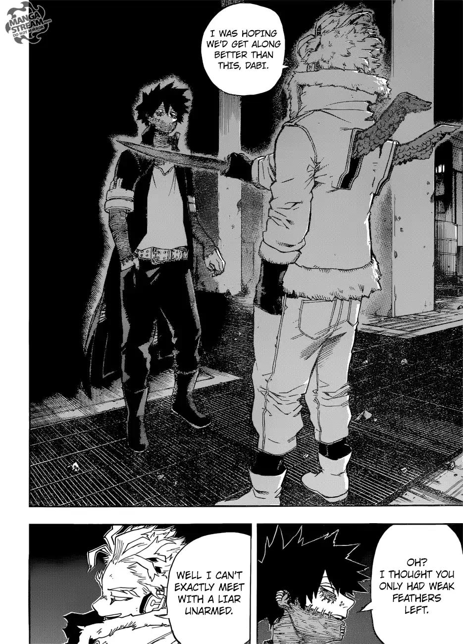 Boku no Hero Academia Chapter 191 page 11 - Chapter 191: Dabi/Hawks/Endeavor