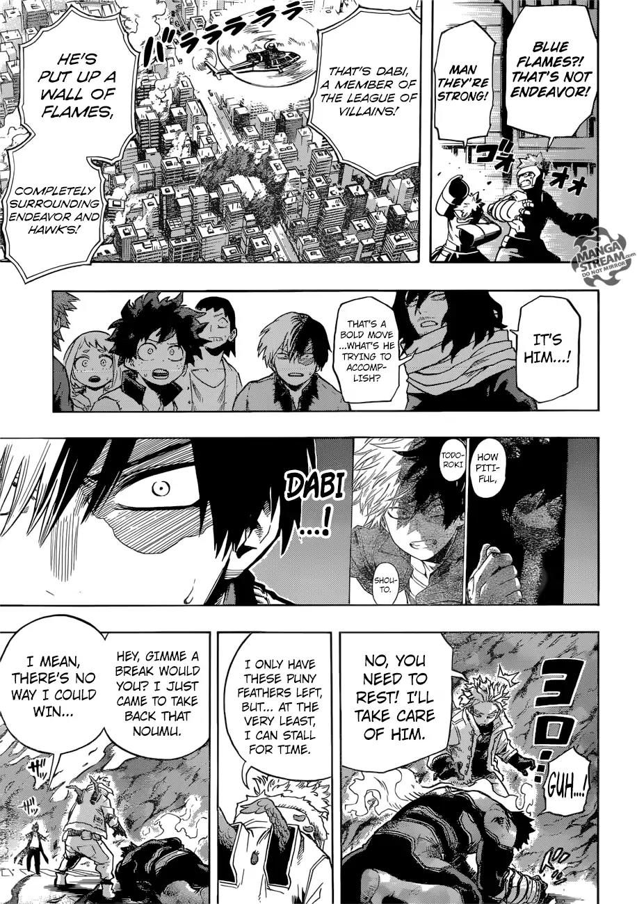 Boku no Hero Academia Chapter 191 page 4 - Chapter 191: Dabi/Hawks/Endeavor