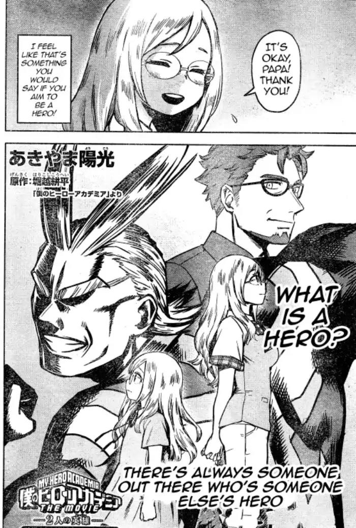 Boku no Hero Academia Chapter 192.5 page 1 - Chapter 192.5: Everyone is Surely Someone’s Hero