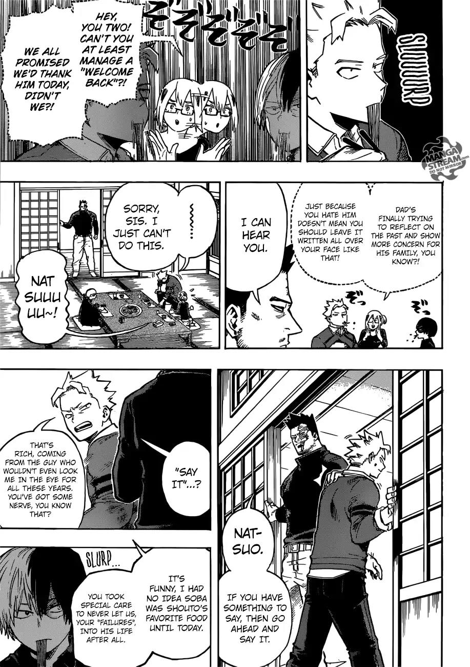 Boku no Hero Academia Chapter 192 page 11 - Chapter 192: The Todoroki Household