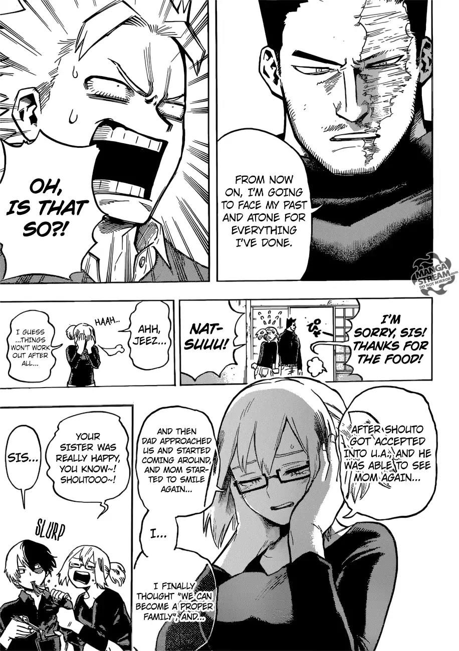 Boku no Hero Academia Chapter 192 page 13 - Chapter 192: The Todoroki Household