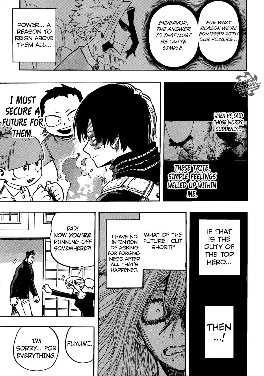 Boku no Hero Academia Chapter 192 page 17 - Chapter 192: The Todoroki Household