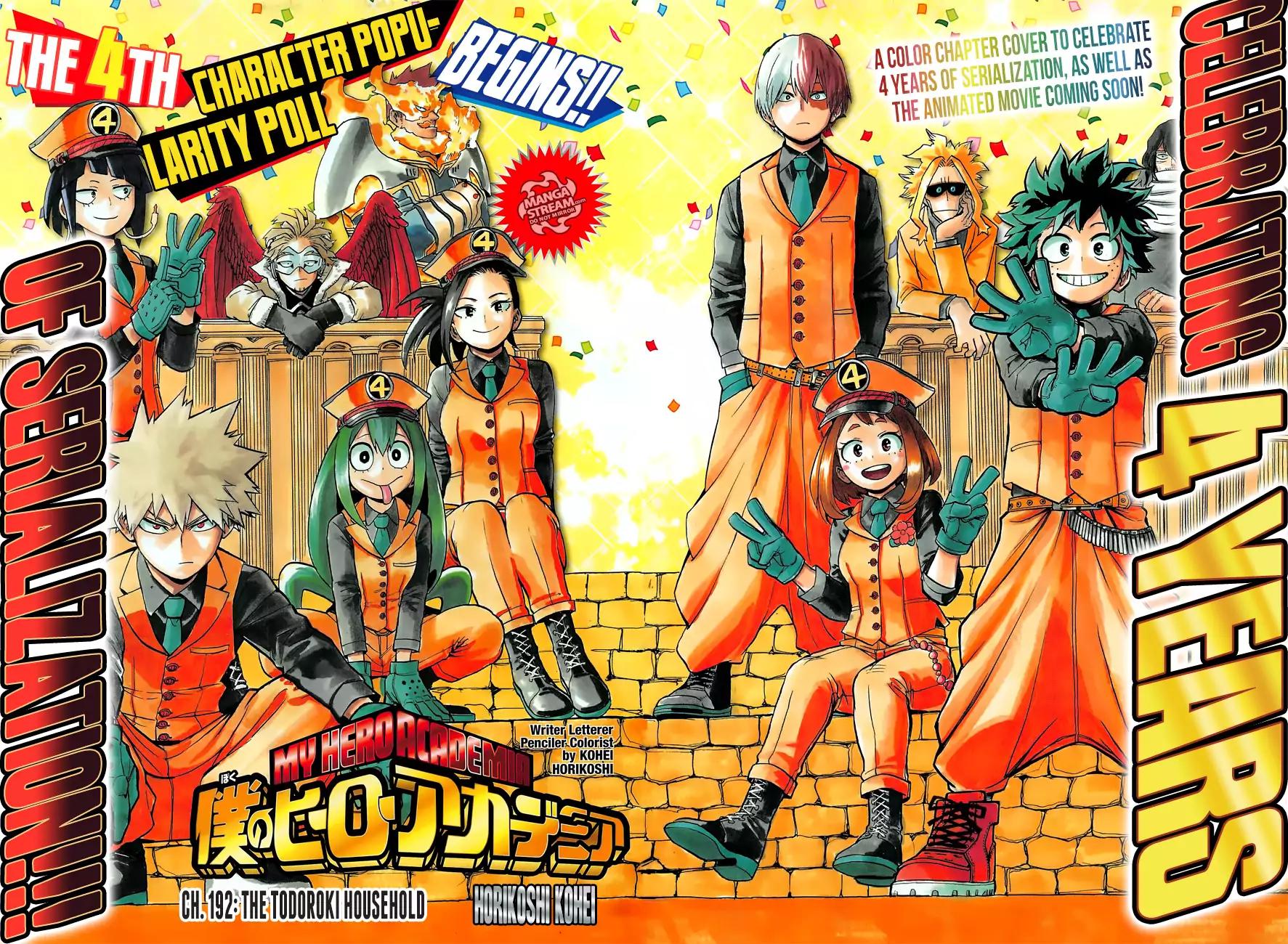 Boku no Hero Academia Chapter 192 page 4 - Chapter 192: The Todoroki Household