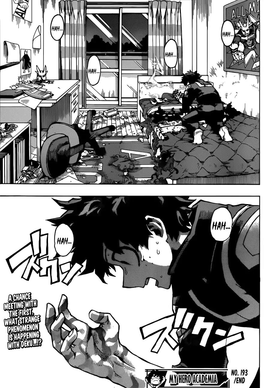 Boku no Hero Academia Chapter 193 page 16 - Chapter 193: A Vision