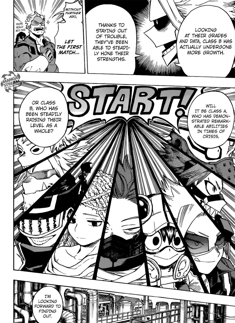 Boku no Hero Academia Chapter 195 page 12 - Chapter 195: Clash! Class A vs. Class B