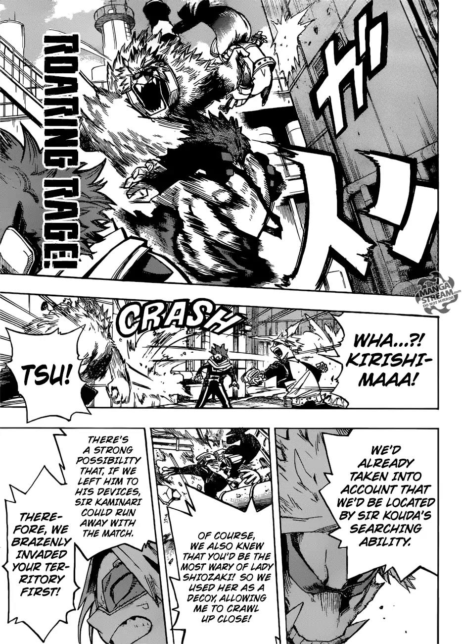 Boku no Hero Academia Chapter 195 page 15 - Chapter 195: Clash! Class A vs. Class B