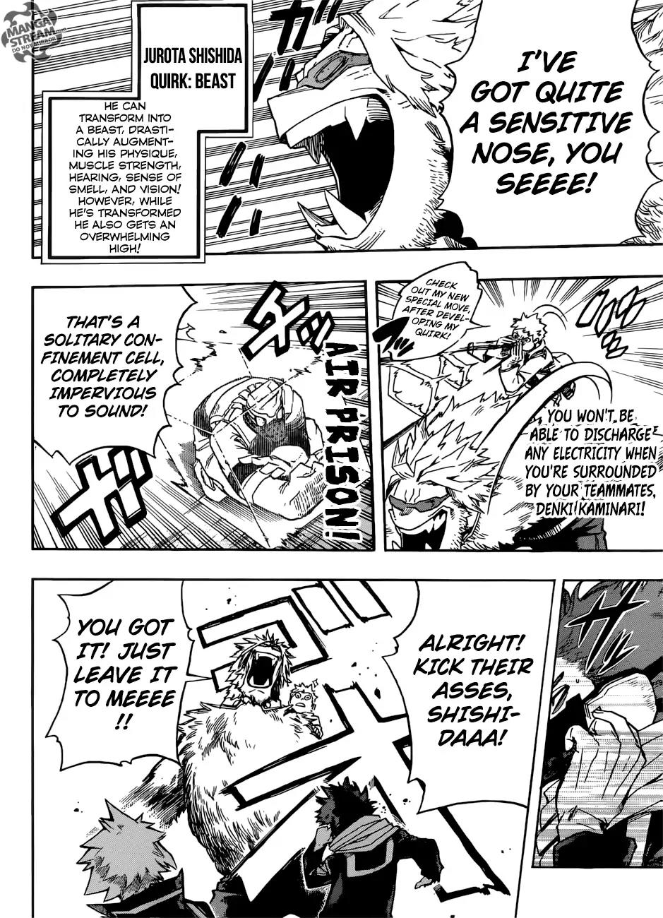 Boku no Hero Academia Chapter 195 page 16 - Chapter 195: Clash! Class A vs. Class B