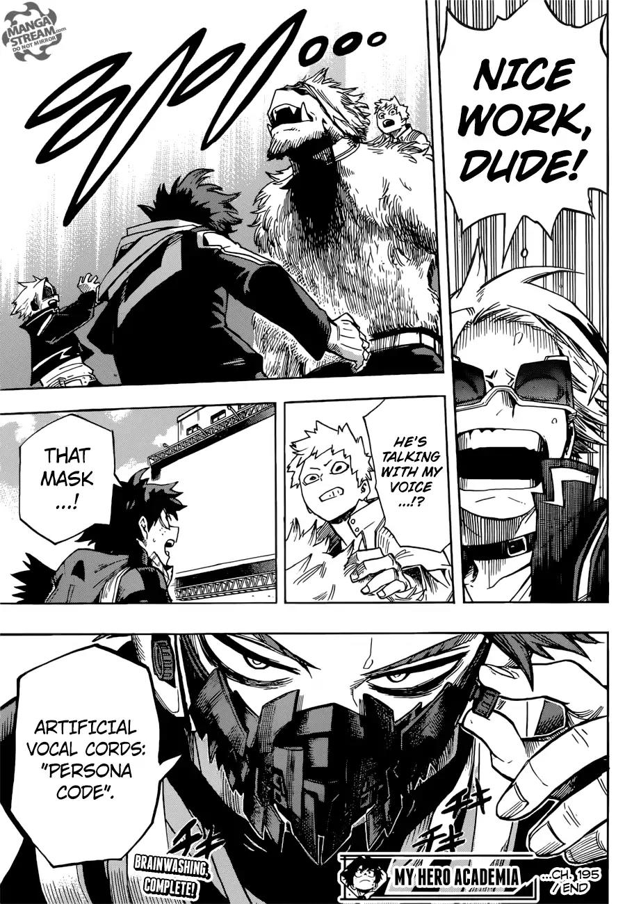 Boku no Hero Academia Chapter 195 page 17 - Chapter 195: Clash! Class A vs. Class B