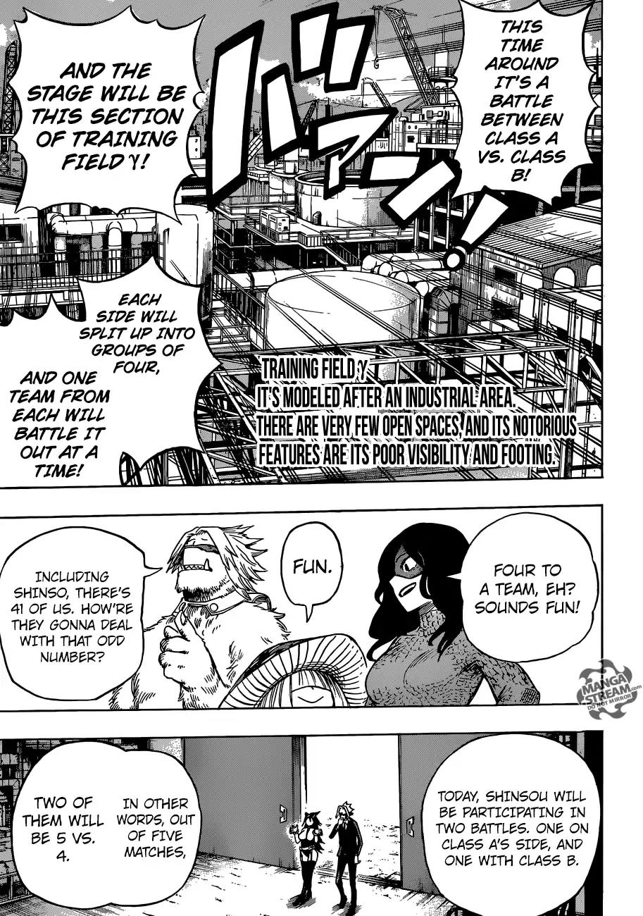 Boku no Hero Academia Chapter 195 page 6 - Chapter 195: Clash! Class A vs. Class B