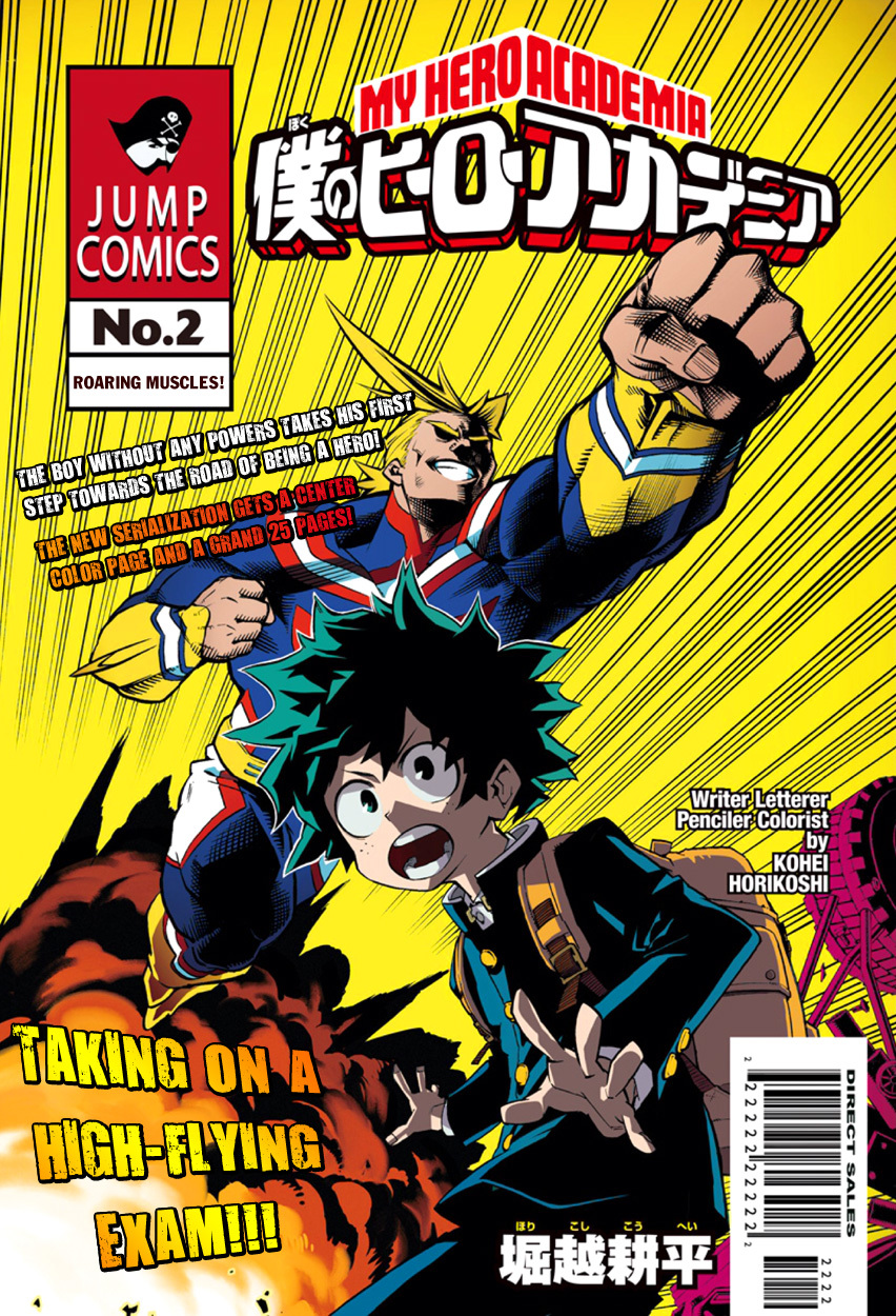 Boku no Hero Academia Chapter 2 page 1 - Chapter 2: Roaring Muscles!
