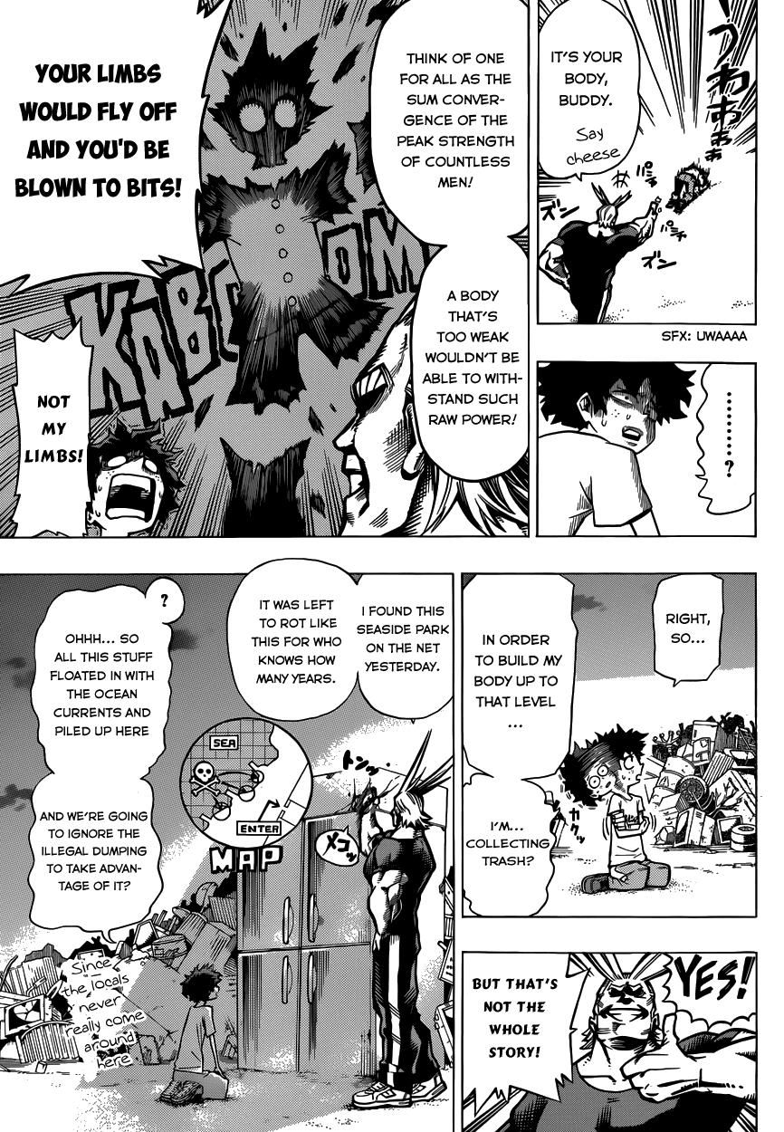 Boku no Hero Academia Chapter 2 page 11 - Chapter 2: Roaring Muscles!