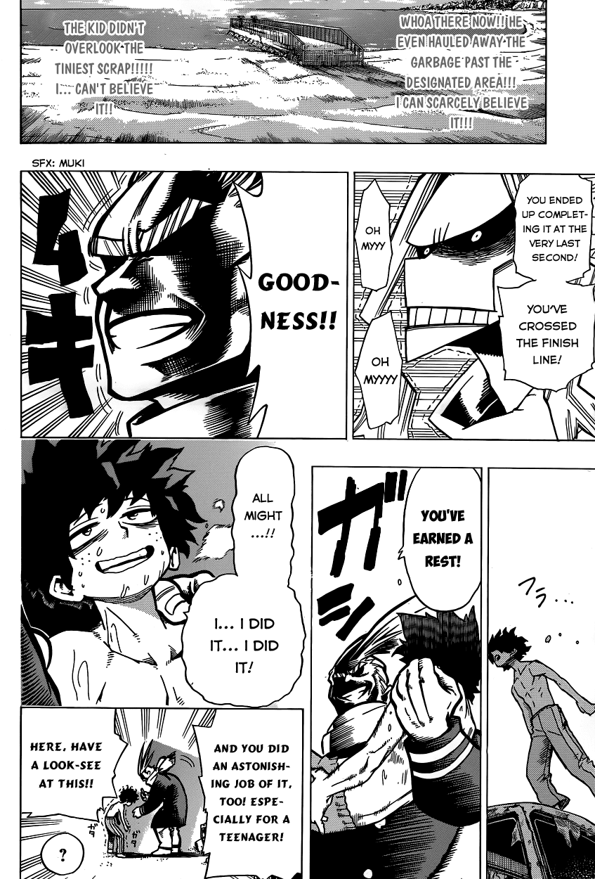 Boku no Hero Academia Chapter 2 page 22 - Chapter 2: Roaring Muscles!