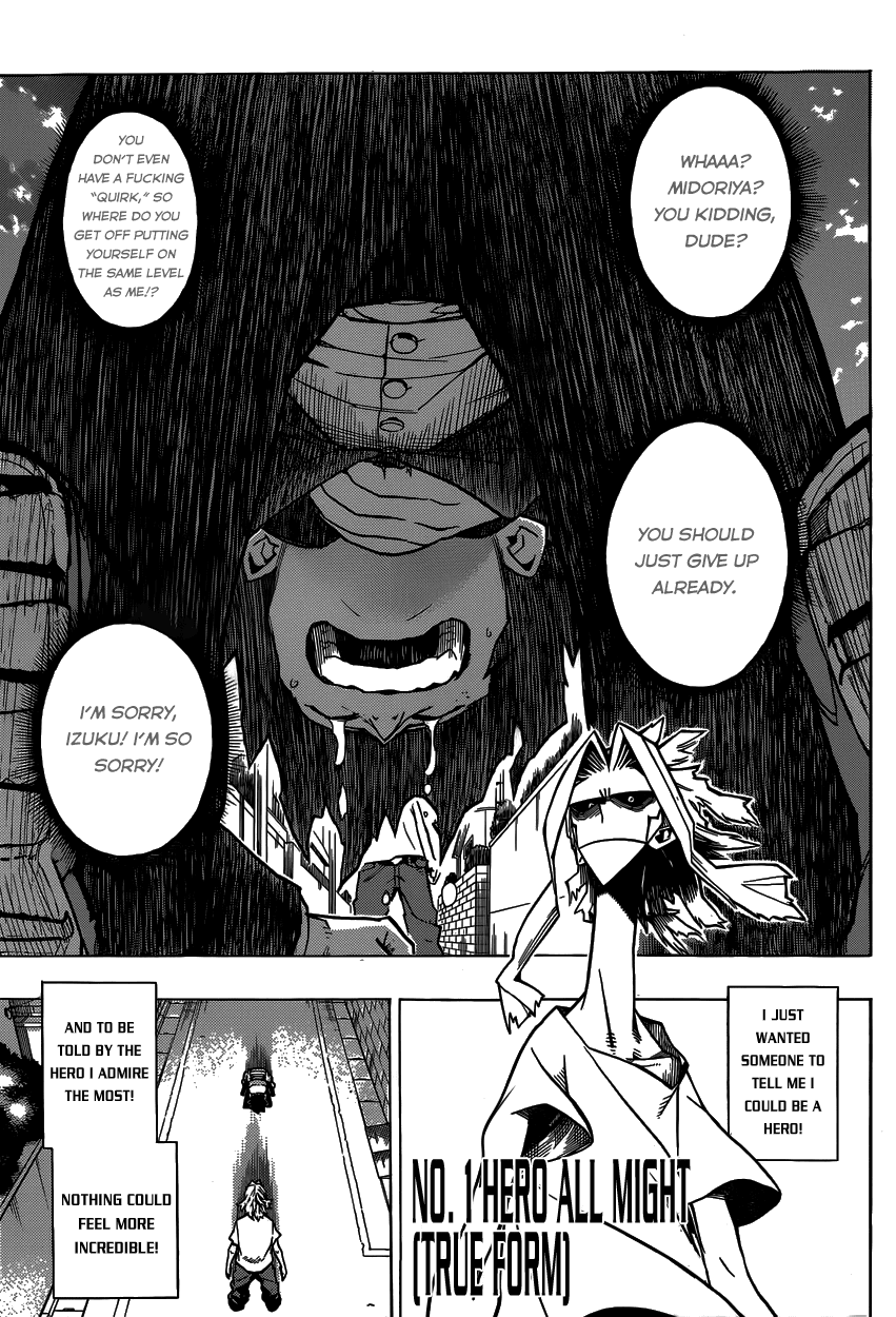 Boku no Hero Academia Chapter 2 page 3 - Chapter 2: Roaring Muscles!