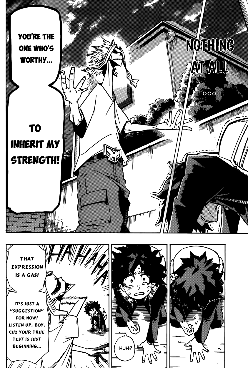 Boku no Hero Academia Chapter 2 page 4 - Chapter 2: Roaring Muscles!