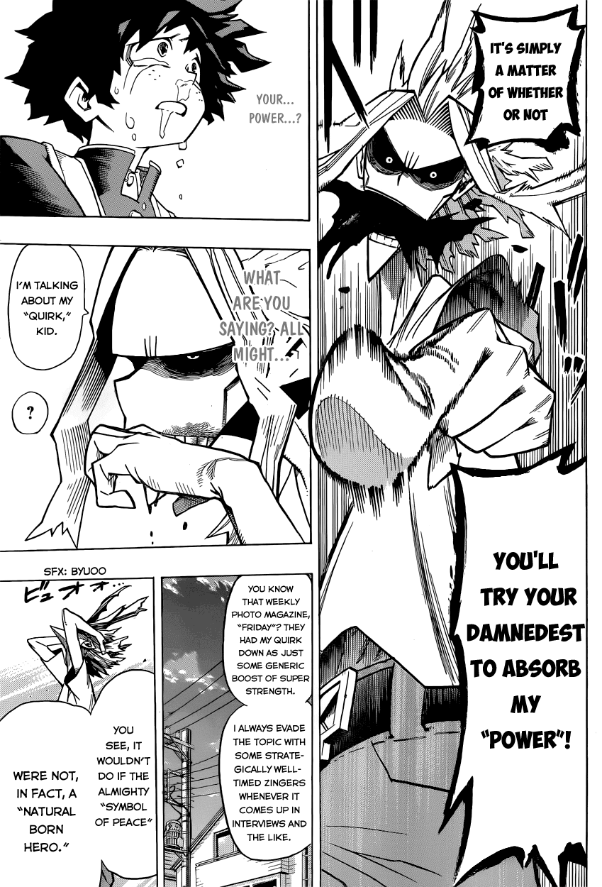 Boku no Hero Academia Chapter 2 page 5 - Chapter 2: Roaring Muscles!