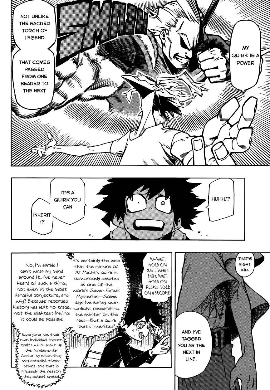 Boku no Hero Academia Chapter 2 page 6 - Chapter 2: Roaring Muscles!