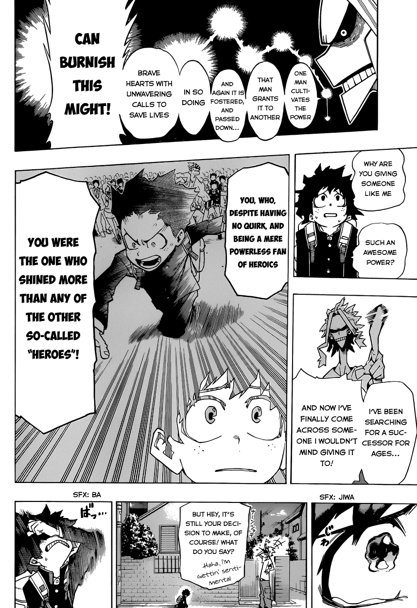 Boku no Hero Academia Chapter 2 page 8 - Chapter 2: Roaring Muscles!