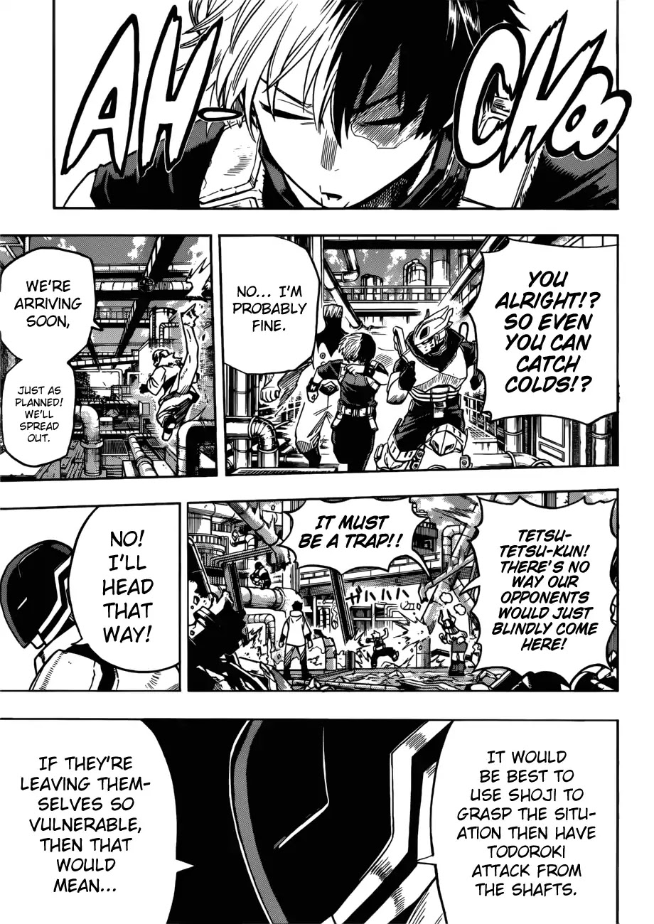 Boku no Hero Academia Chapter 203 page 4 - Chapter 203: The Flexible Juzo Honenuki
