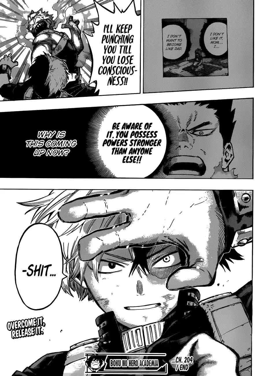 Boku no Hero Academia Chapter 204 page 15 - Chapter 204: Turning