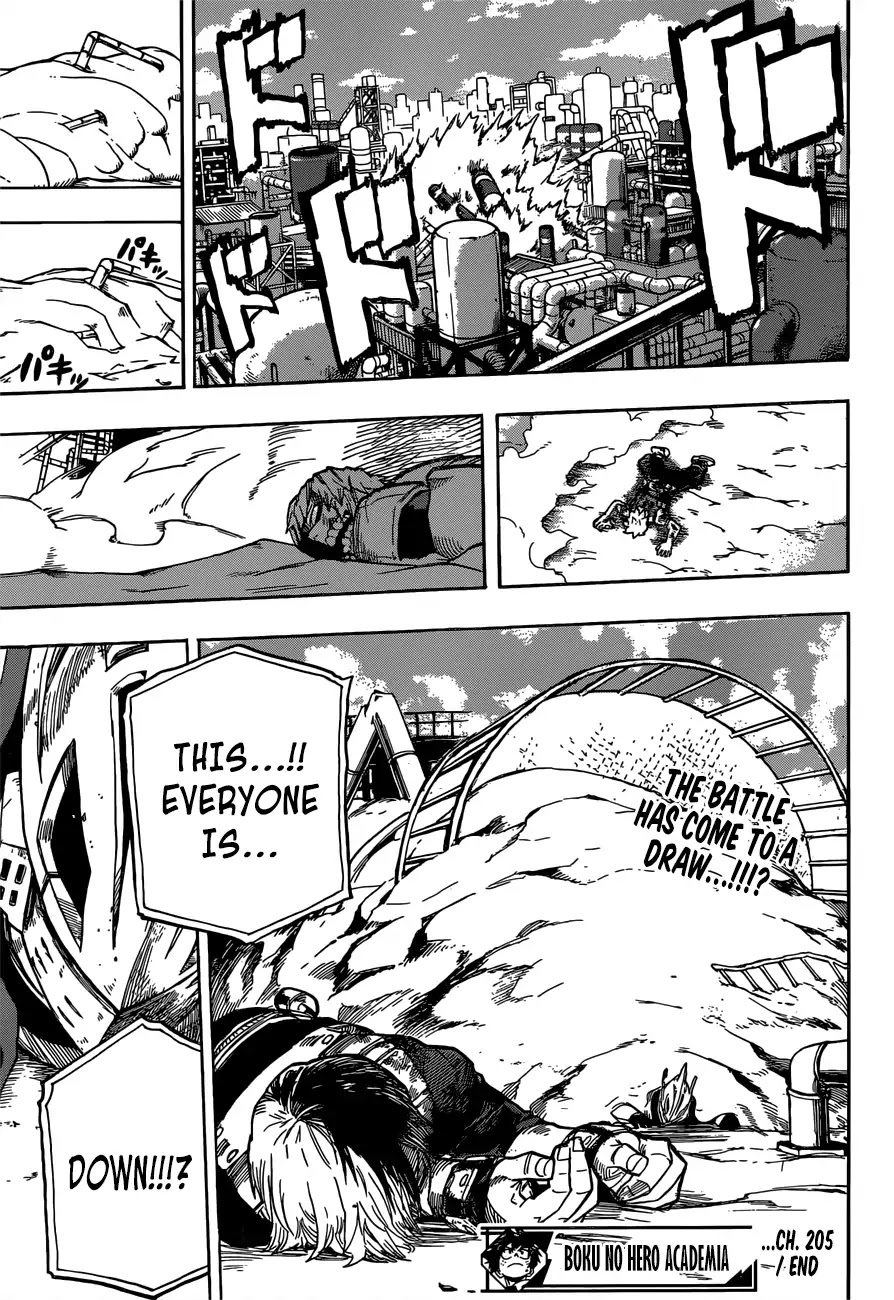 Boku no Hero Academia Chapter 205 page 16 - Chapter 205: A detour