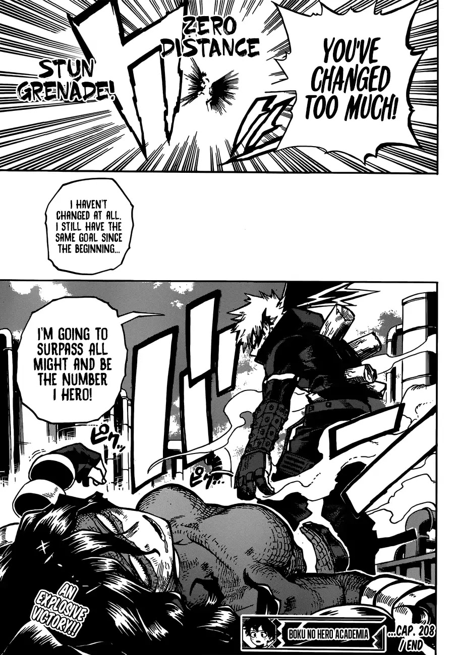 Boku no Hero Academia Chapter 208 page 14 - Chapter 208: The Results of Round 4