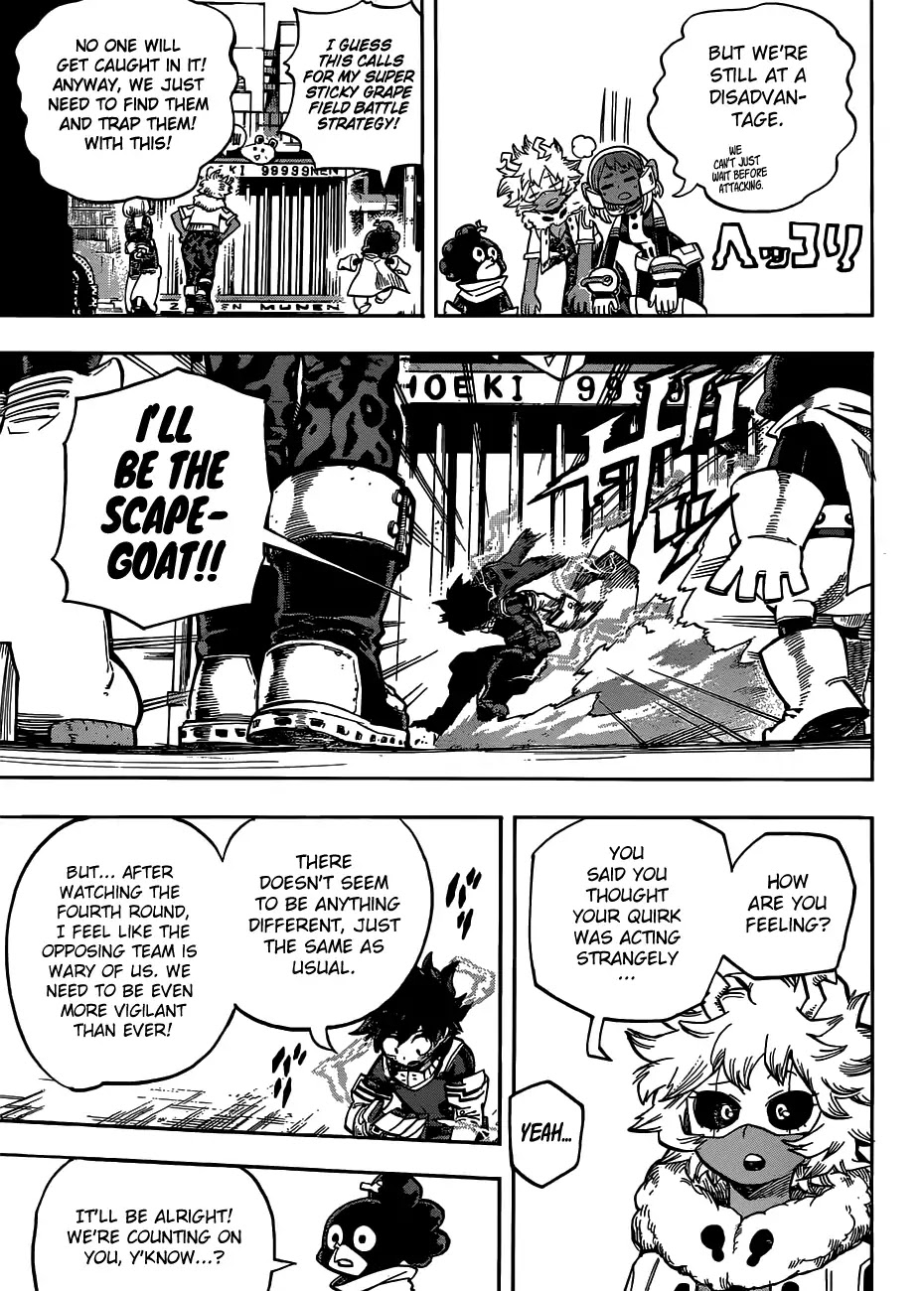 Boku no Hero Academia Chapter 209 page 12 - Chapter 209: The Start of the 5th Round