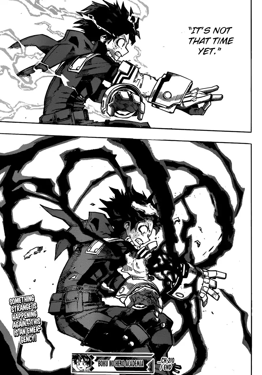 Boku no Hero Academia Chapter 210 page 16 - Chapter 210: A Dream about One For All