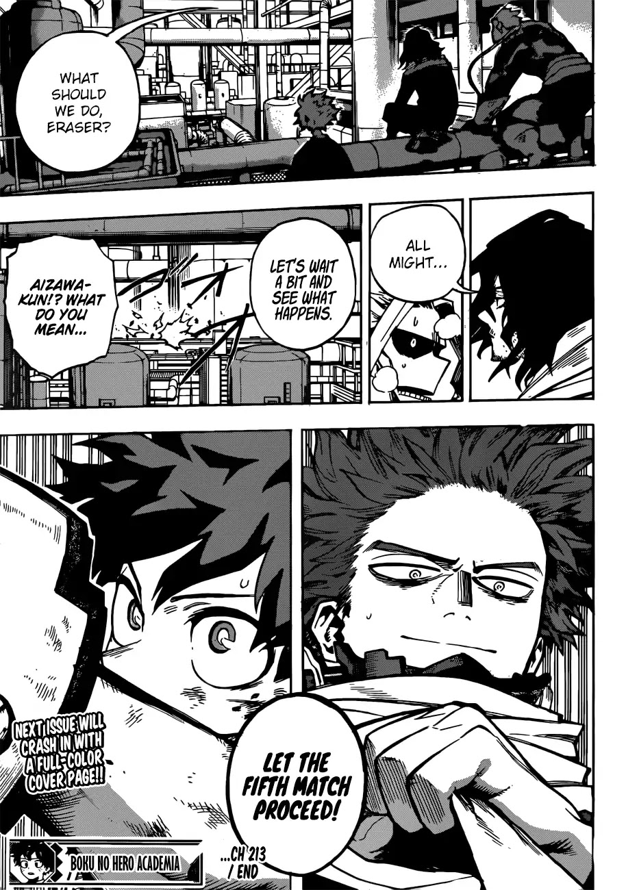 Boku no Hero Academia Chapter 213 page 15 - Chapter 213: Whereabouts of the soul