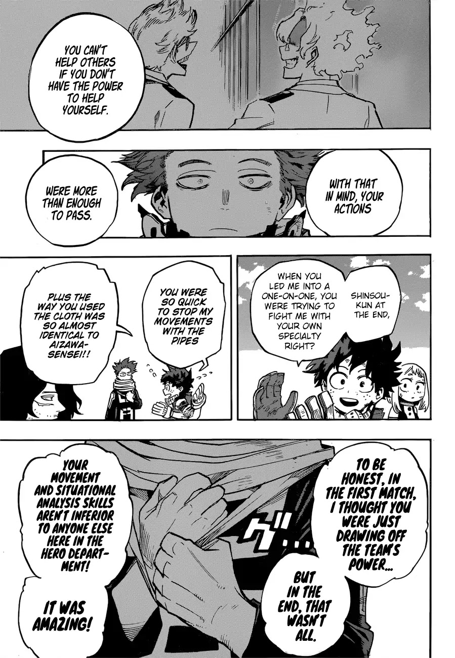 Boku no Hero Academia Chapter 216 page 12 - Chapter 216: Final Results! Class A Versus Class B