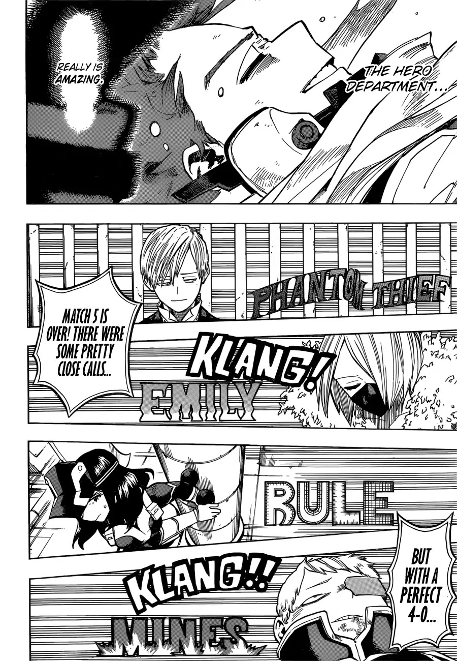 Boku no Hero Academia Chapter 216 page 3 - Chapter 216: Final Results! Class A Versus Class B