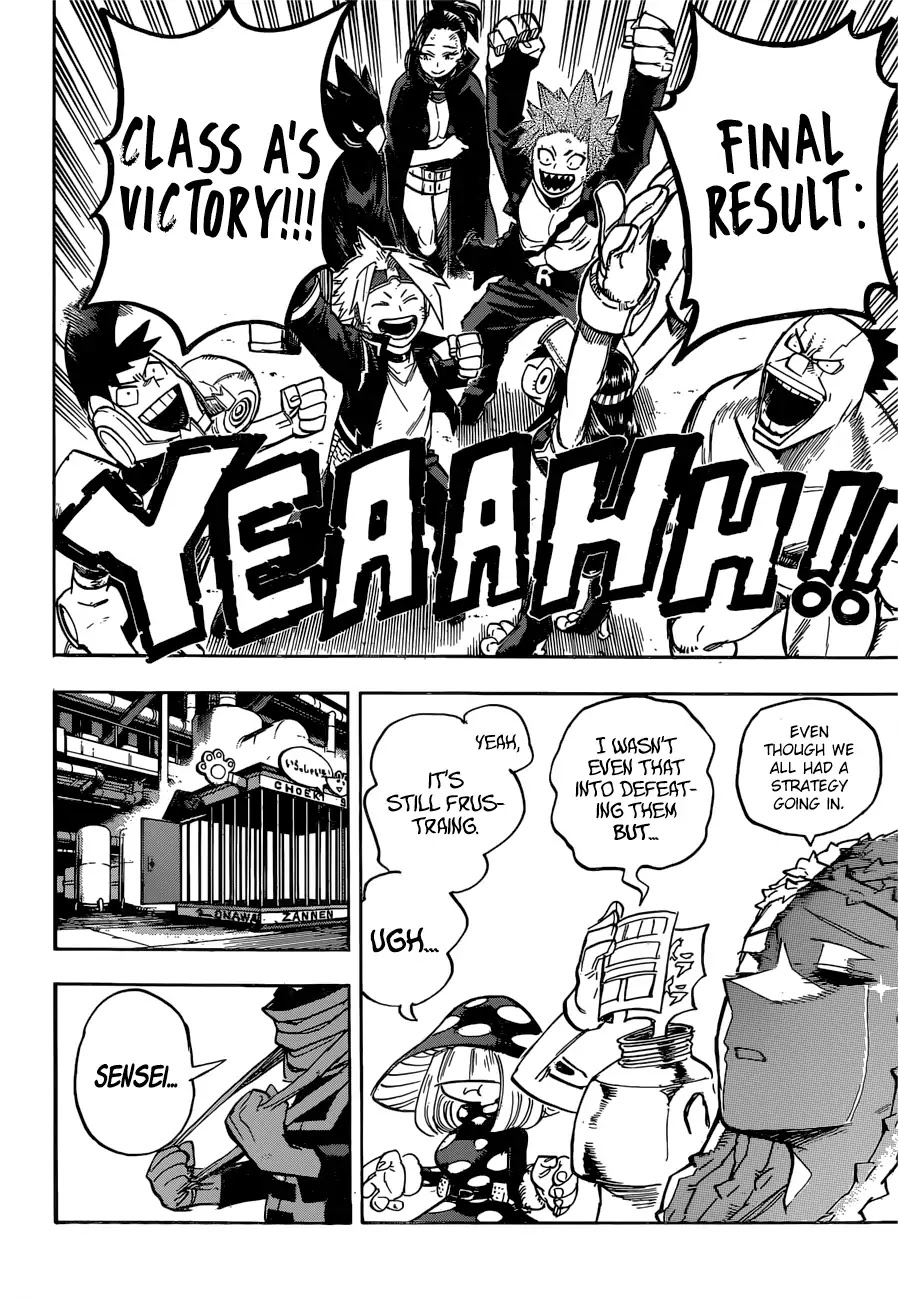 Boku no Hero Academia Chapter 216 page 5 - Chapter 216: Final Results! Class A Versus Class B