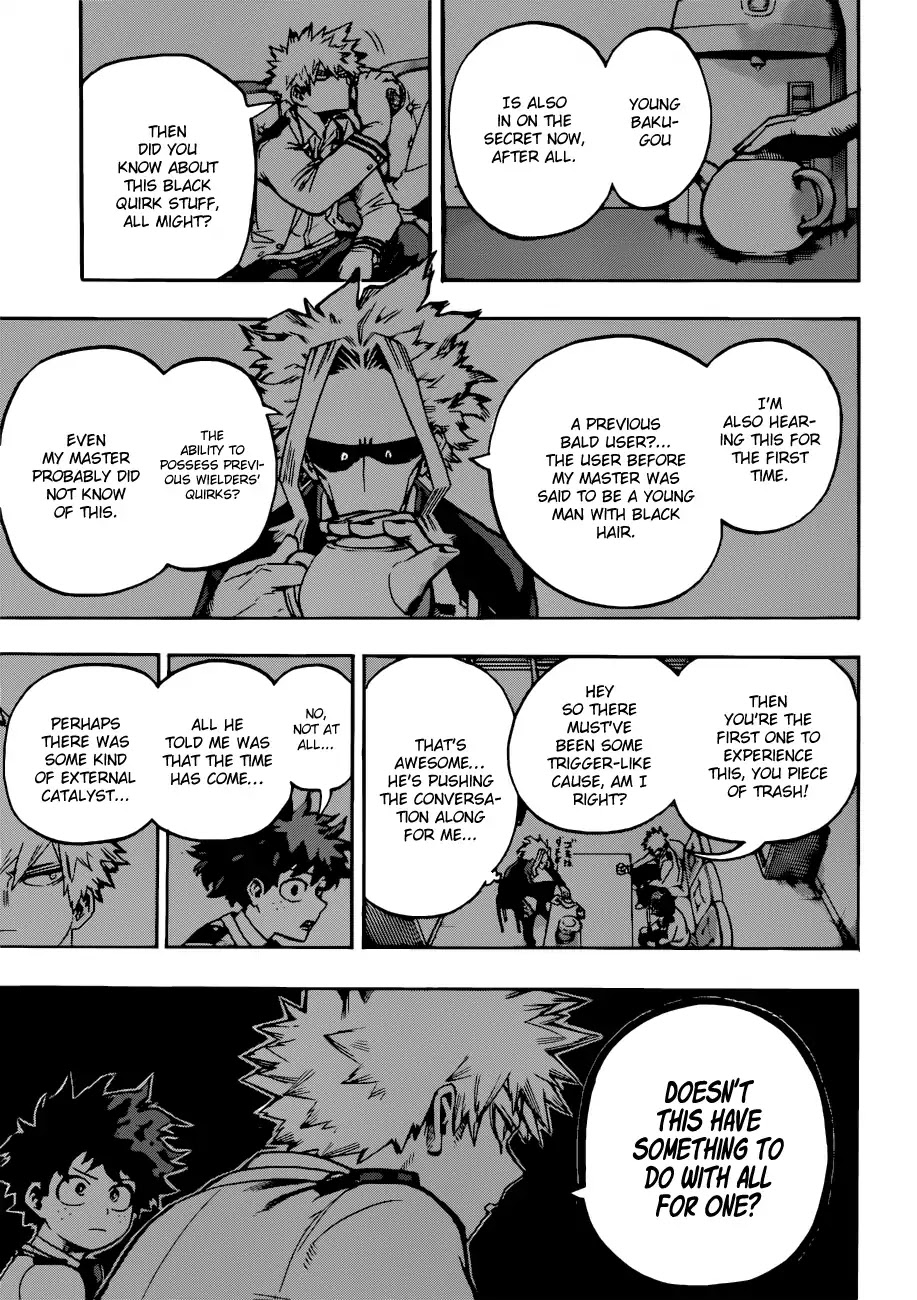 Boku no Hero Academia Chapter 217 page 4 - Chapter 217: A New Power and All For One