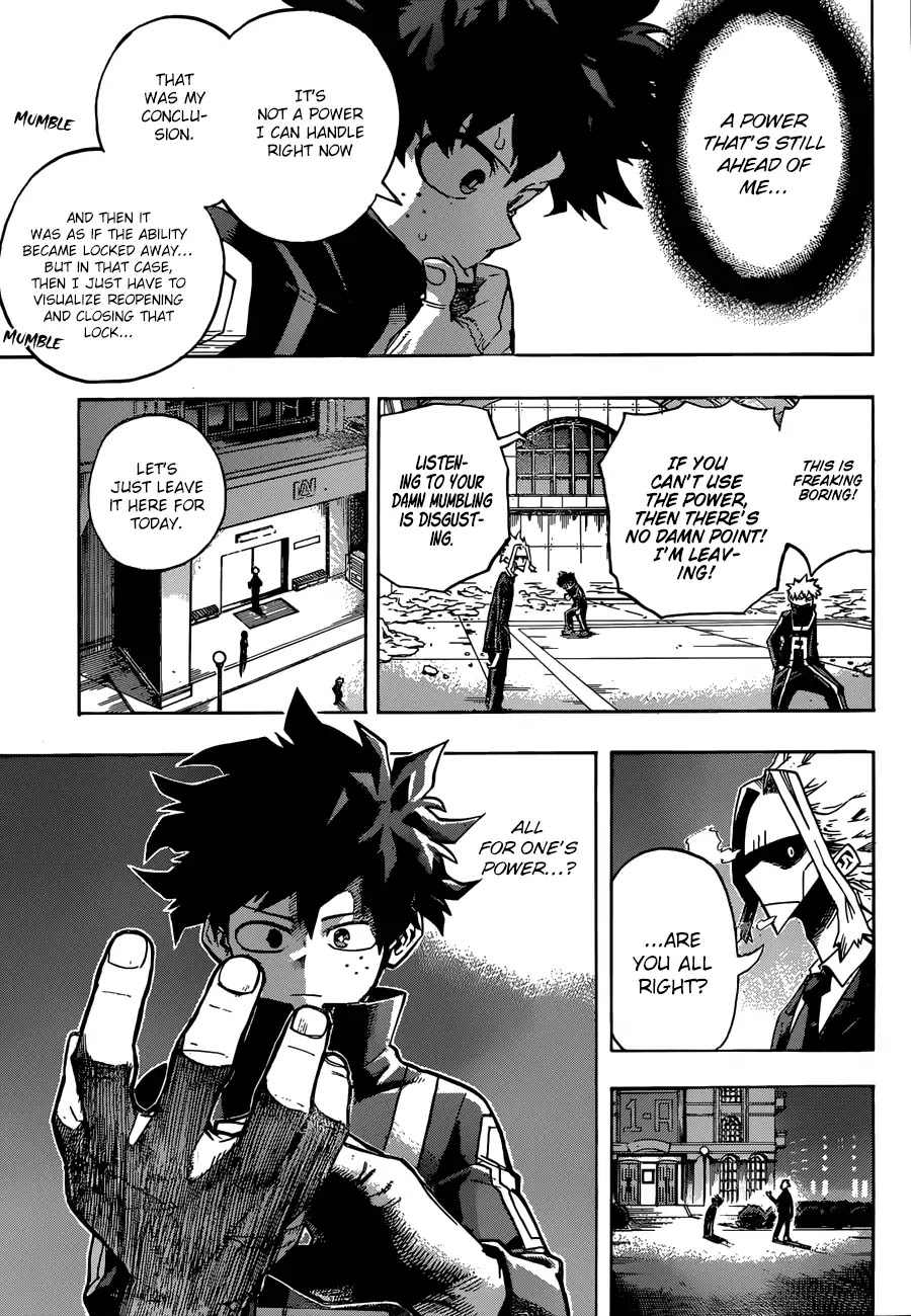 Boku no Hero Academia Chapter 217 page 6 - Chapter 217: A New Power and All For One