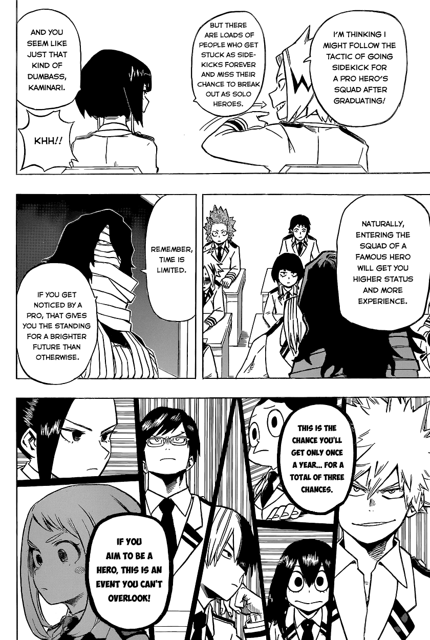 Boku no Hero Academia Chapter 22 page 11 - Chapter 22: So That's What It's About, Uraraka!
