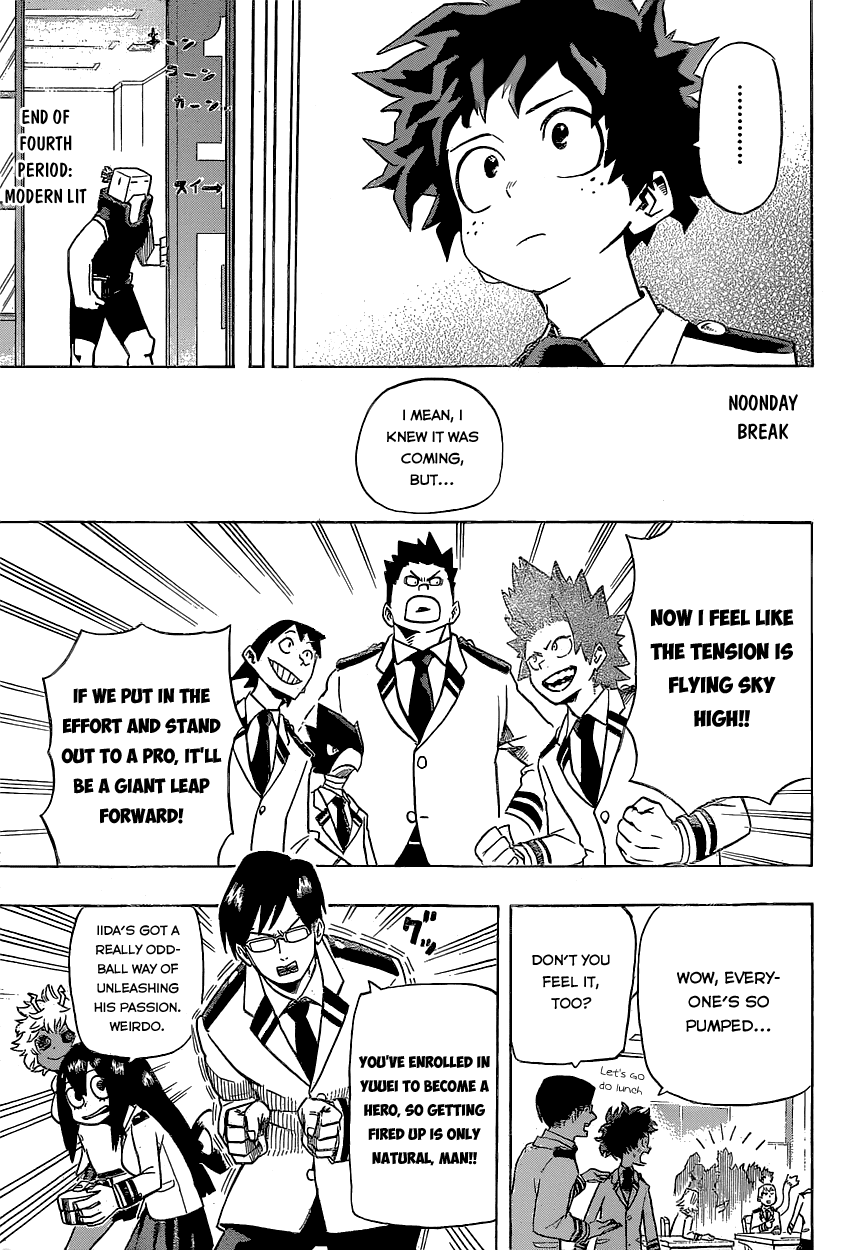 Boku no Hero Academia Chapter 22 page 12 - Chapter 22: So That's What It's About, Uraraka!
