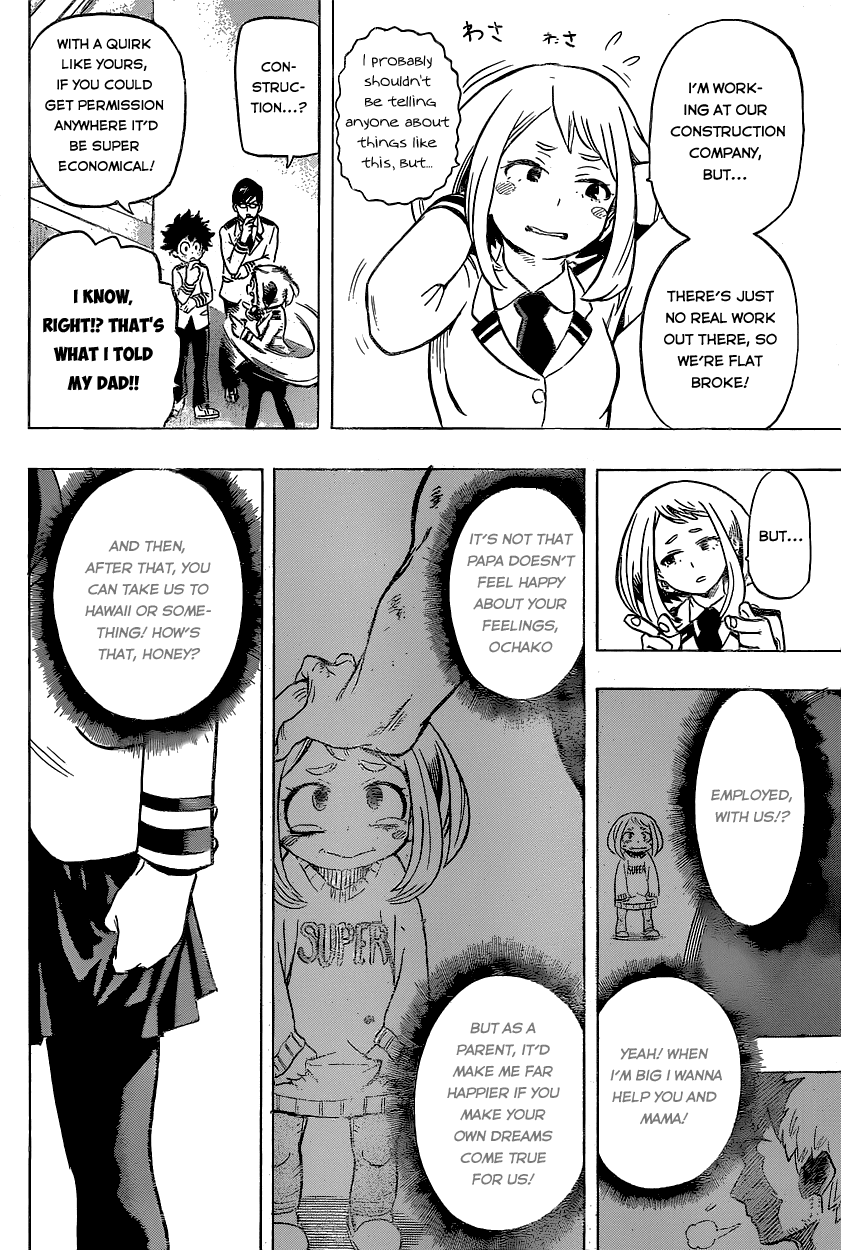 Boku no Hero Academia Chapter 22 page 15 - Chapter 22: So That's What It's About, Uraraka!