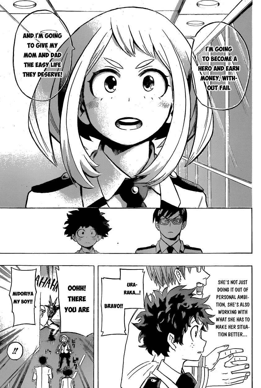 Boku no Hero Academia Chapter 22 page 16 - Chapter 22: So That's What It's About, Uraraka!